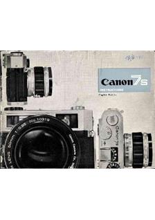 Canon 7 -Series manual. Camera Instructions.